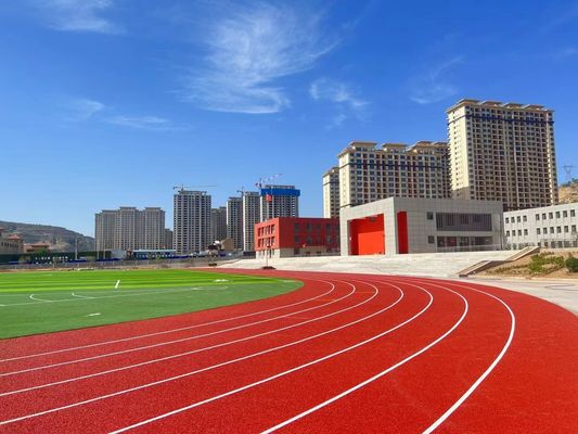 Hava Duruma Direnci EPDM Kauçuk Koşu Yolu Spor Zemini 13 mm Kalınlığı