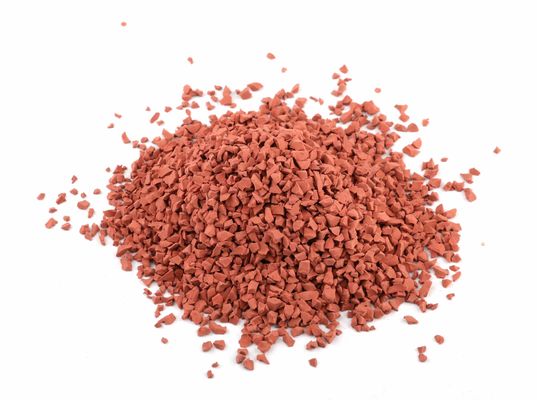 Renkli EPDM Kauçuk Granülleri Şok Emmek Çöp kırıntıları Koşu pistleri için
