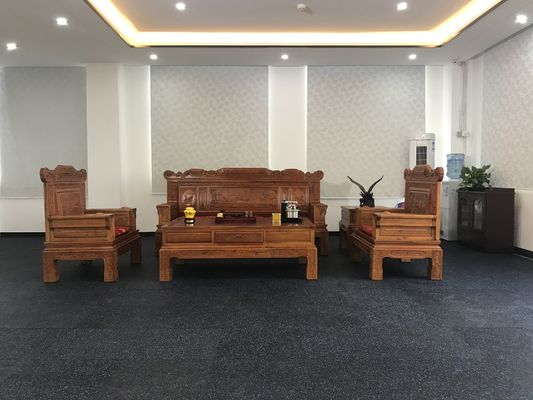 Yumuşak yüzey Yüksek yoğunluk kolay temizlenmiş kauçuk döşekler zehirli olmayan ağır görevli spor salonları döşekler ses emici fitness zemini