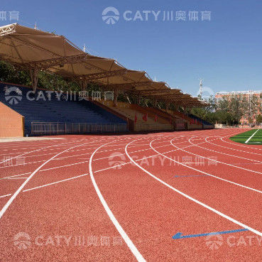 Bütçe dostu yarı prefabrikatlı atletizm lastik koşu pistleri lastik koşu pistleri spor tesisleri için WA SGS sertifikalı