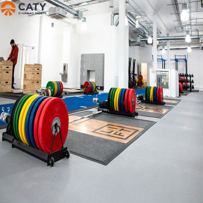 Dayanıklı Konforlu 20mm Kalınlıklı Fitness Kauçuk Zemin Spor Salonu Kauçuk Çamaşırı