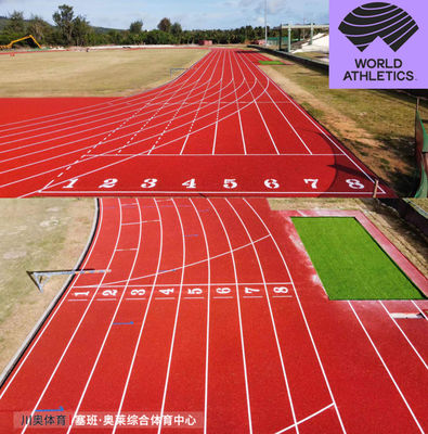 IAAF Yüksek Performanslı Sentetik EPDM Kauçuk Koşu Yolu Spor Yolu Spor Alanı Spor Merkezi Eğitim Merkezi Spor Kompleksi Spor Kulüpleri