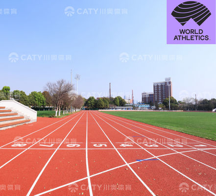 EPDM Atletizm Alanları için Sentetik Pist Malzemesi IAAF Sertifikalı Atletizm Pisti Yüzeyi Yapımcısı