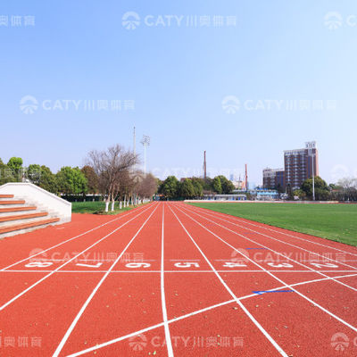 Kolay Kurulum Sentetik Kauçuk Koşu Yolu Atletizm Yolu Malzemesi EPDM Kauçuk Yer