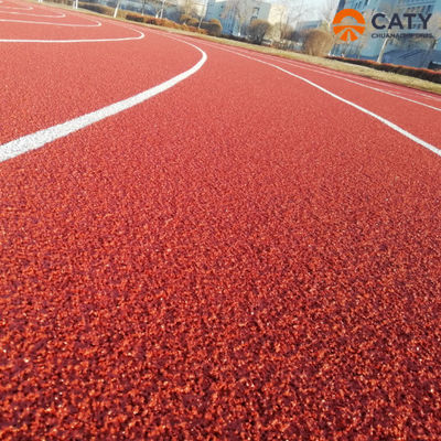Anti UV Spor Koşu Yolu Ses geçirmez EPDM Kauçuk Granülleri Çin Koşu Yolu Kurulum Fabrikleri