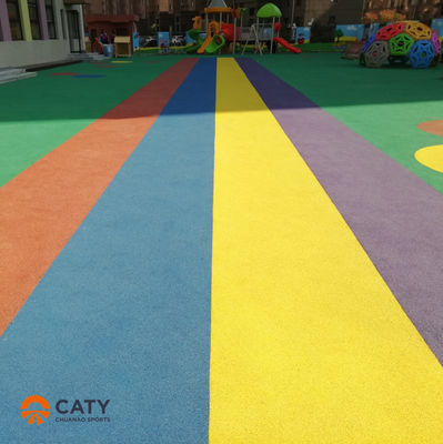 Premium EPDM Kauçuk Koşu Yolu Malzemesi Şok-Absorbant Hava Duruma Dirençli