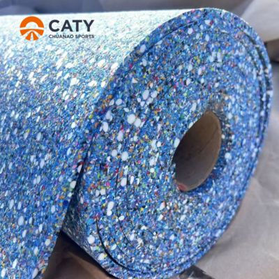 IAAF sertifikalı dikişsiz yarı prefabrik koşu pistleri, profesyonel kurulum ve tüm hava koşullarına dayanıklılık