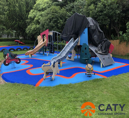 100% ROHS Sertifikalı ECO-EPDM Granüller, Kaymaz Güvenlik Tasarımı Oyun Alanı ile Şok emici