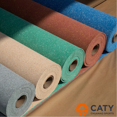 Ticari kullanım için kaymaz ve aşınmaya dayanıklı EPDM kauçuk rulo, güvenlik güvencesi ve gürültü emici