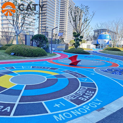 Spor Zemin ve Güvenlik Yüzeyleri için EPDM Kauçuk Granüller, Avrupa Projeleri için İstikrarlı Kalite