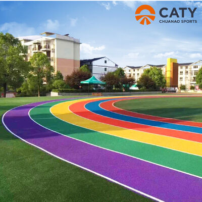 Anti UV Atletik Koşu Pisti Oyun Alanı Malzemeleri EPDM Kauçuk Granüller
