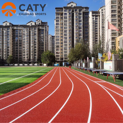 Okullar ve Spor Tesisleri için Şok emici ve Yüksek Performanslı Ucuz Sandviç Koşu Yolu