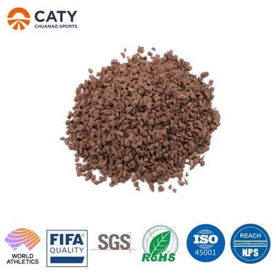 Fatory Price Epdm Rubber Playground Surface Brown Crumb Rubber Granule Manufacturers