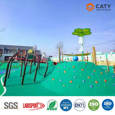 Fabrika Fiyatı Dışarıdaki Çocuk Oyun Alanı Ekipmanı için Yeşil 1-3mm EPDM Kauçuk Granülleri