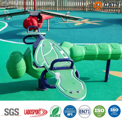 EPDM Rubber Running Track Playground Flooring for Garden EPDM Yere dökülür