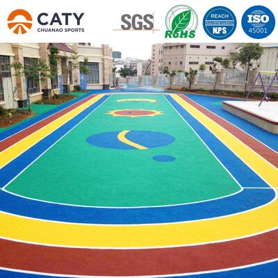 Anti-UV EPDM SBR Kauçuk Granülleri Oyun Alanı Kauçuk Malç Yumuşak Oyun Alanı Zemin Kaplaması İçin