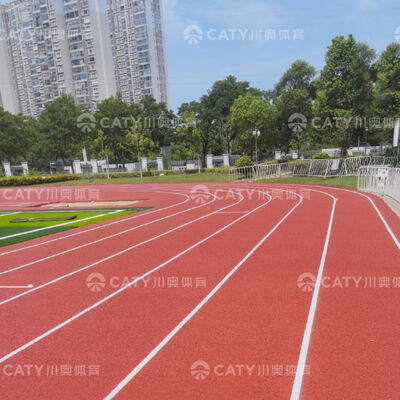 Dünya Atletizm Sertifikalı EPDM Koşu Yolu Şok emici ve 10 yıllık hizmet ömrü ile
