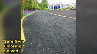 Köpek Kemik Kauçuk Fayans Spor Salonu Zemin Kolay Kurulum